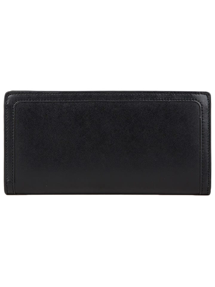 Guess Leder-Geldbörse in Schwarz - (B)20,5 x (H)10,5 x (T)3 cm günstig kaufen onesize