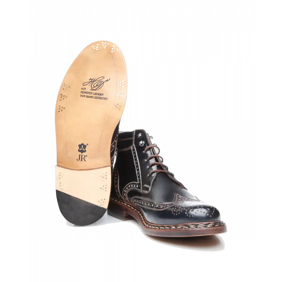 Heinrich Dinkelacker - Stiefeletten BUDA FULL-BROGUE C Cordovan - schwarz
