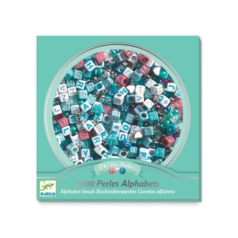 1000 Perles alphabet argent