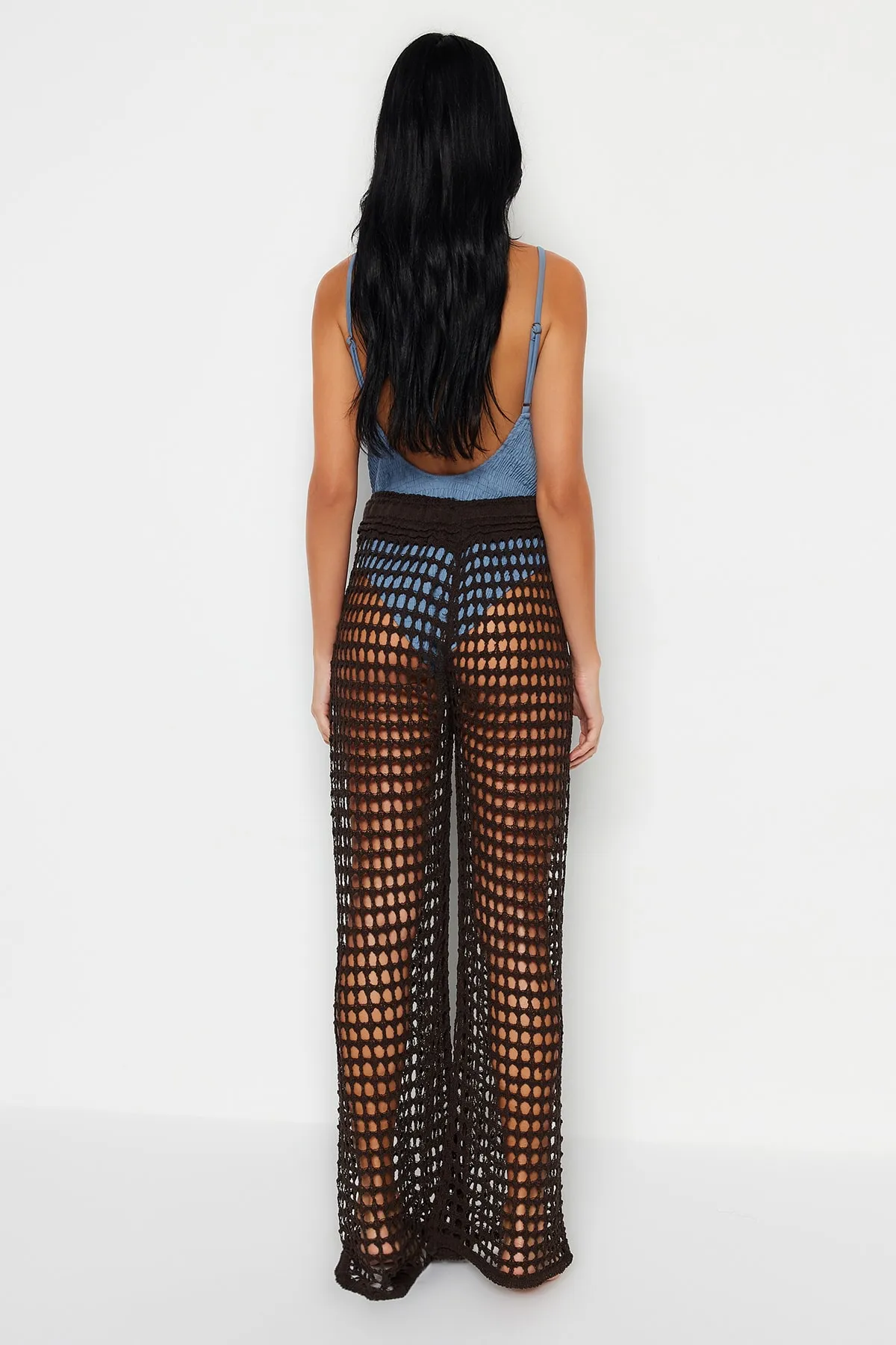 Trendyol Collection  Braune Strickhose TBESS23PL00017
