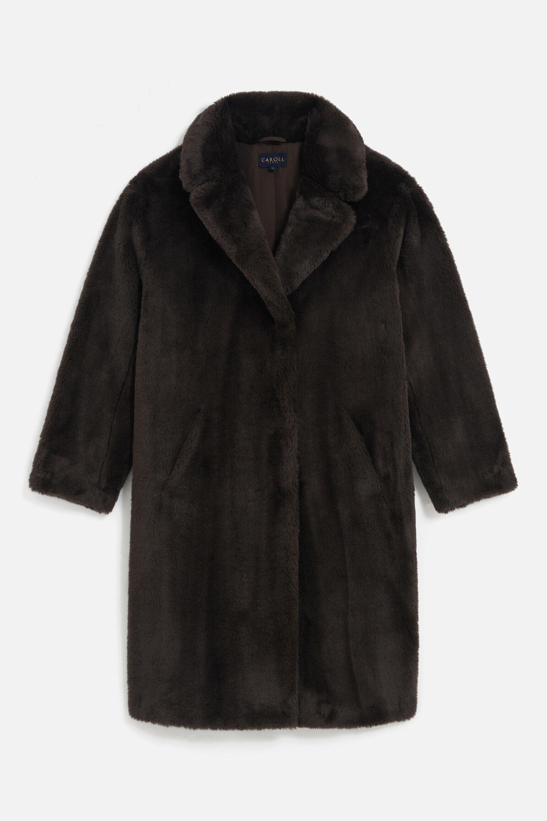 Manteau glovissa marron fonce femme