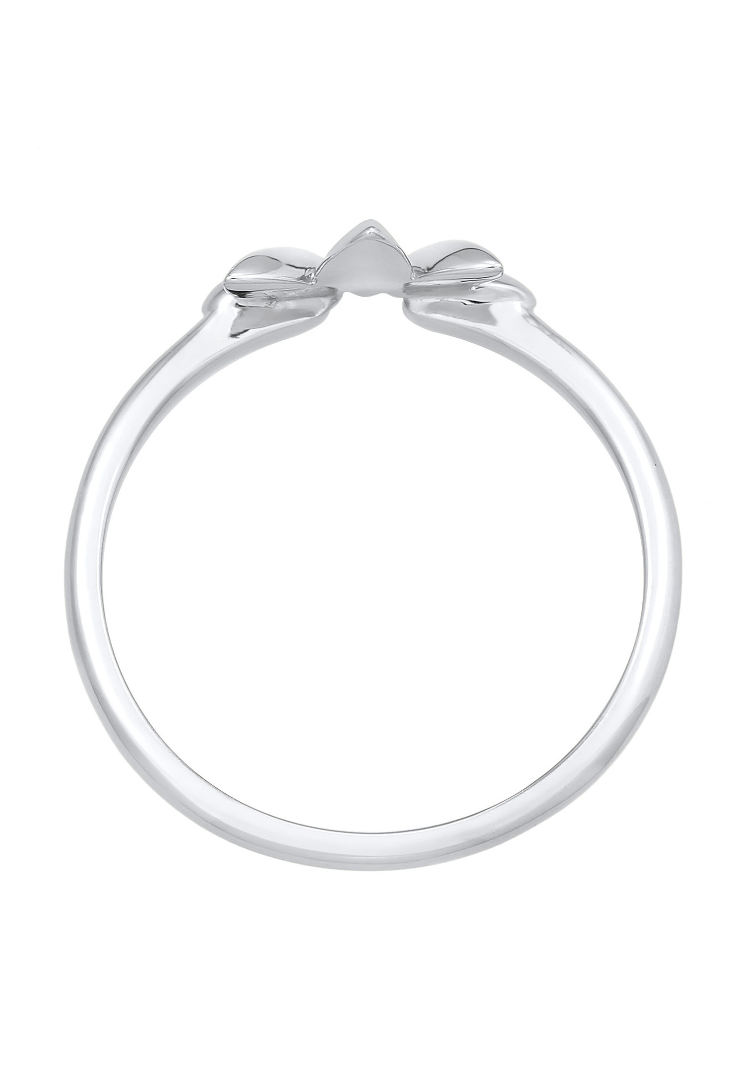 Elegante ciondolo da donna Elli a forma di foglia naturale in argento sterling 925