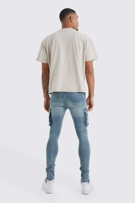 Tall Super Skinny Cargo-Jeans
