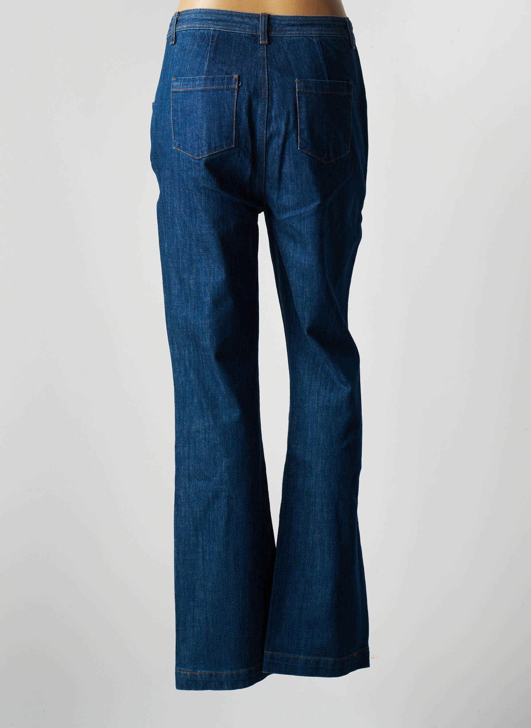 King Louie Jean Flare Femme couleur bleu