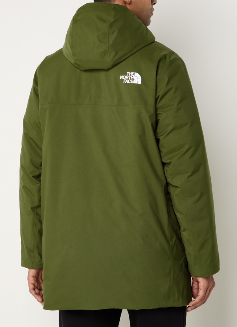 Kurtka parka pikowana The North Face Range z puchem i logo