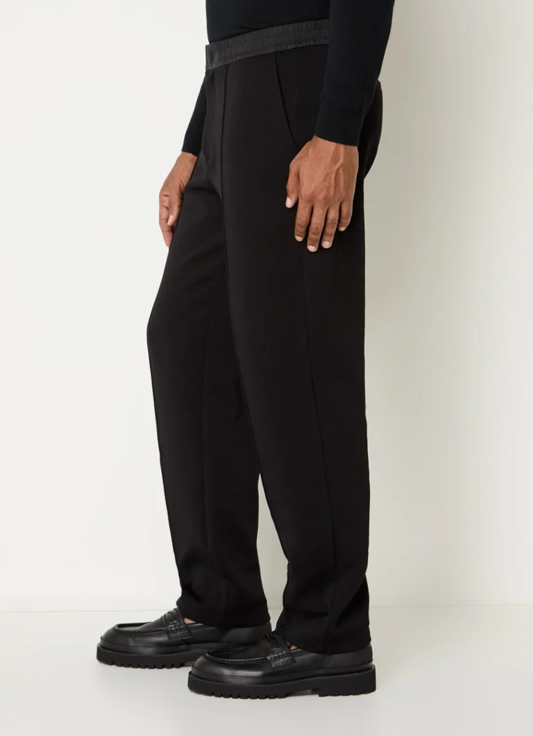 Pantaloni Armani Exchange Slim Fit cu buzunare laterale
