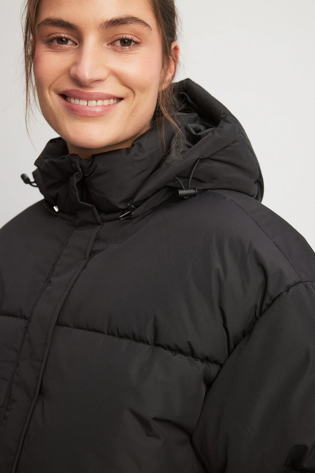 Oversized wattierte Jacke