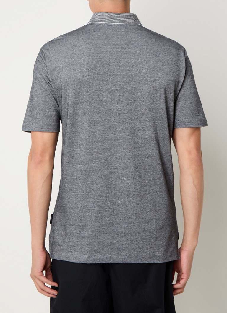 Polo Armani Exchange de corte regular com logotipo