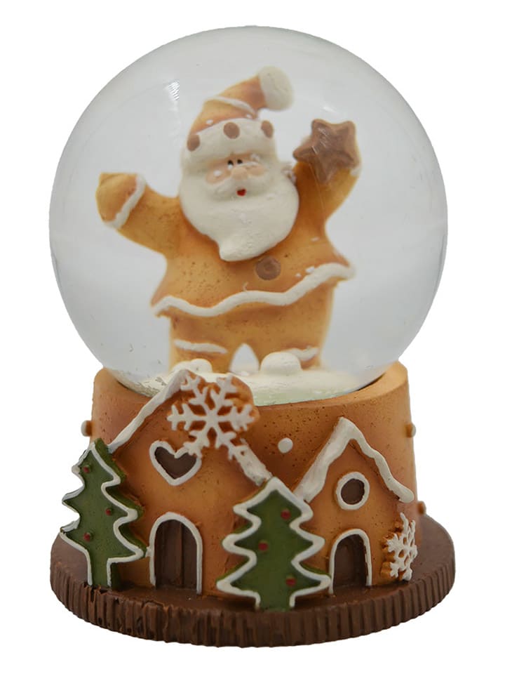 Clayre & Eef Schneekugel in Hellbraun/ Grün - (H)6 x Ø 5 cm günstig kaufen onesize