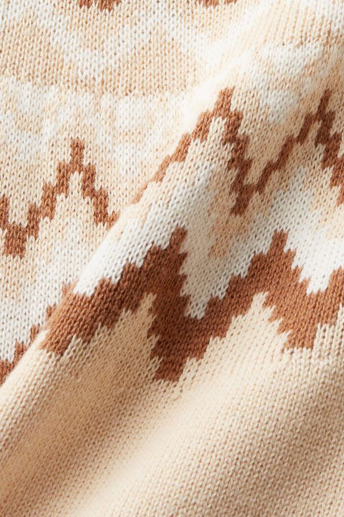 Norweger-Pullover mit Rollkragen