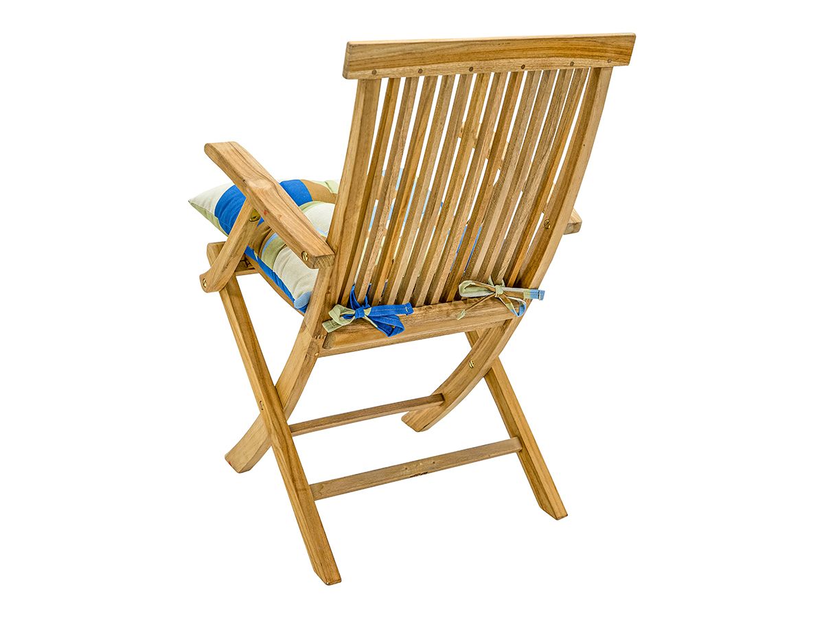 Madison Patch Azur 46 x 46 Sitzkissen