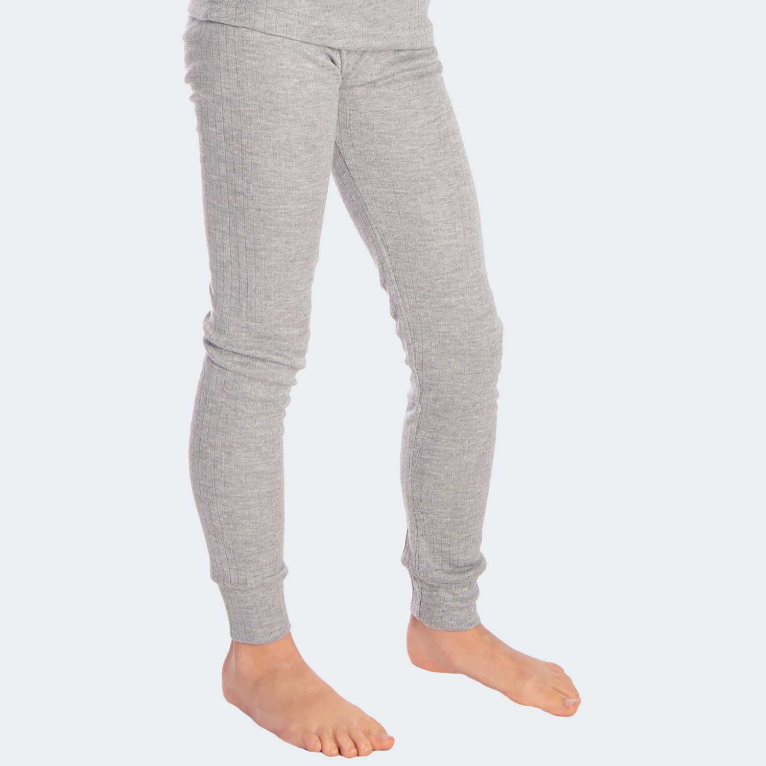 Black Snake Cuddle Grau 2er-Pack Kinder Thermounterhose