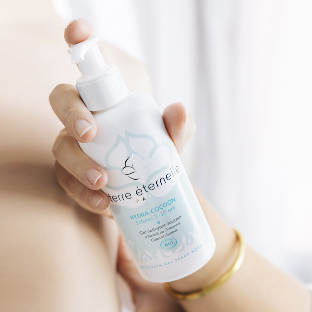 Terre éternelle Gel Nettoyant Douceur Hydra-cocoon BIO Pour les 3 - 10 ans : Corps & Cheveux