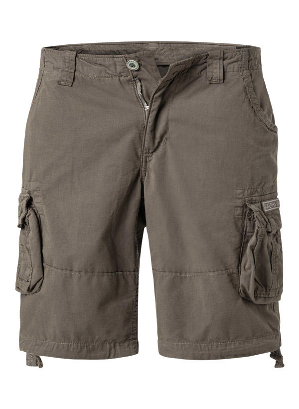 ALPHA INDUSTRIES, Cargoshorts, Regular Fit, Baumwolle, grau