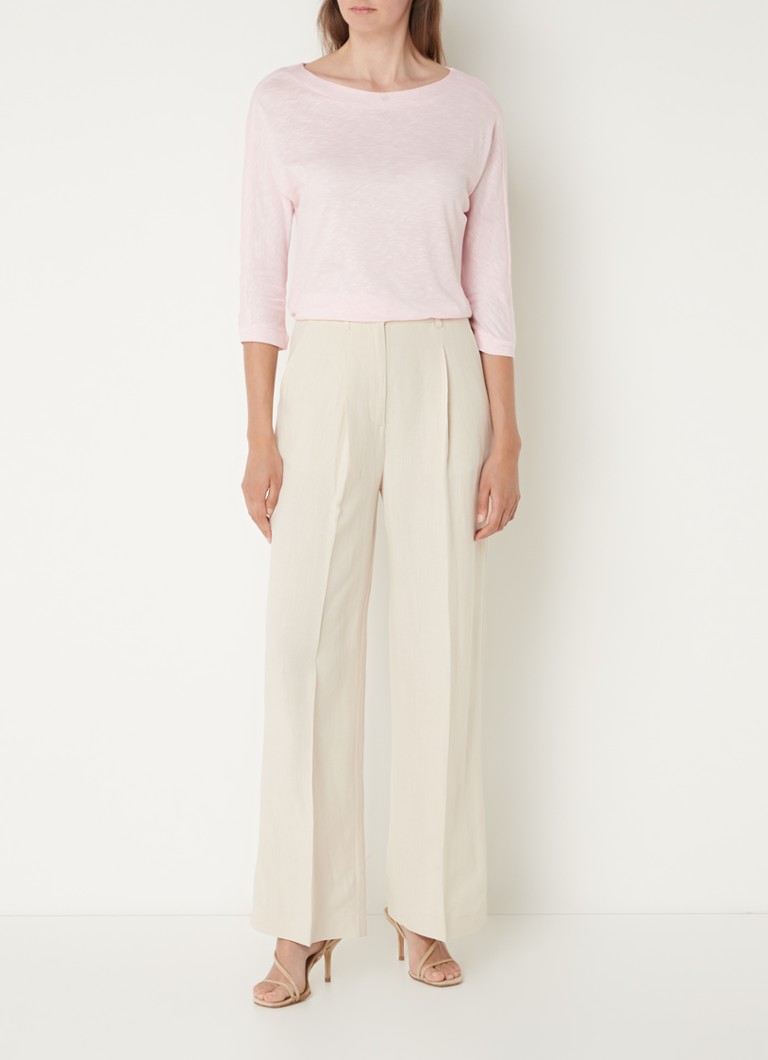 Phase Eight  Belle Scoop Neck Top Pale Pink