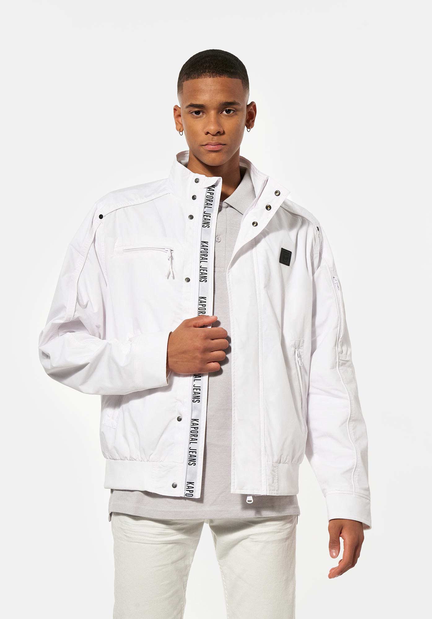 NIPON  Blouson blanc Homme
