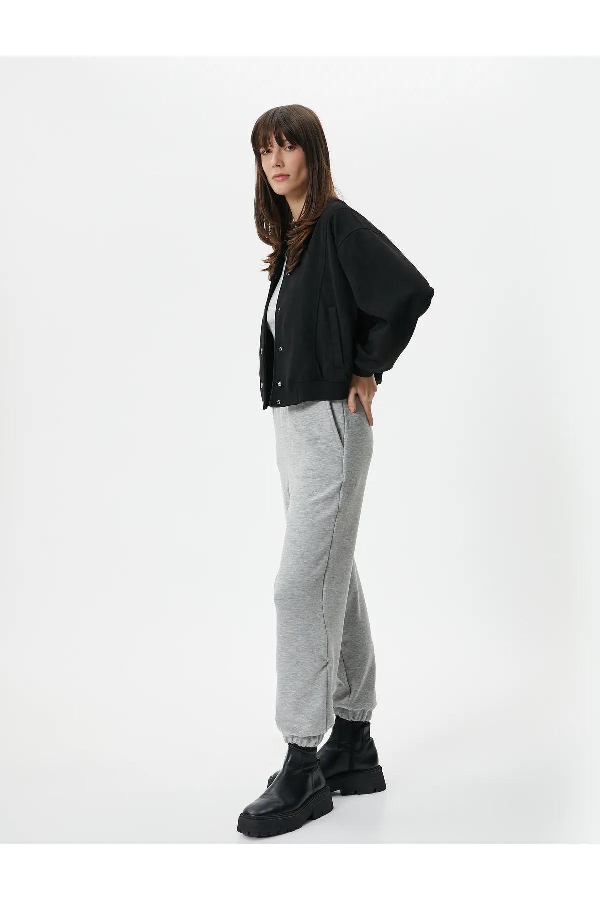 Koton  Jogger-Jogginghose mit elastischem Bund und Taschendetail