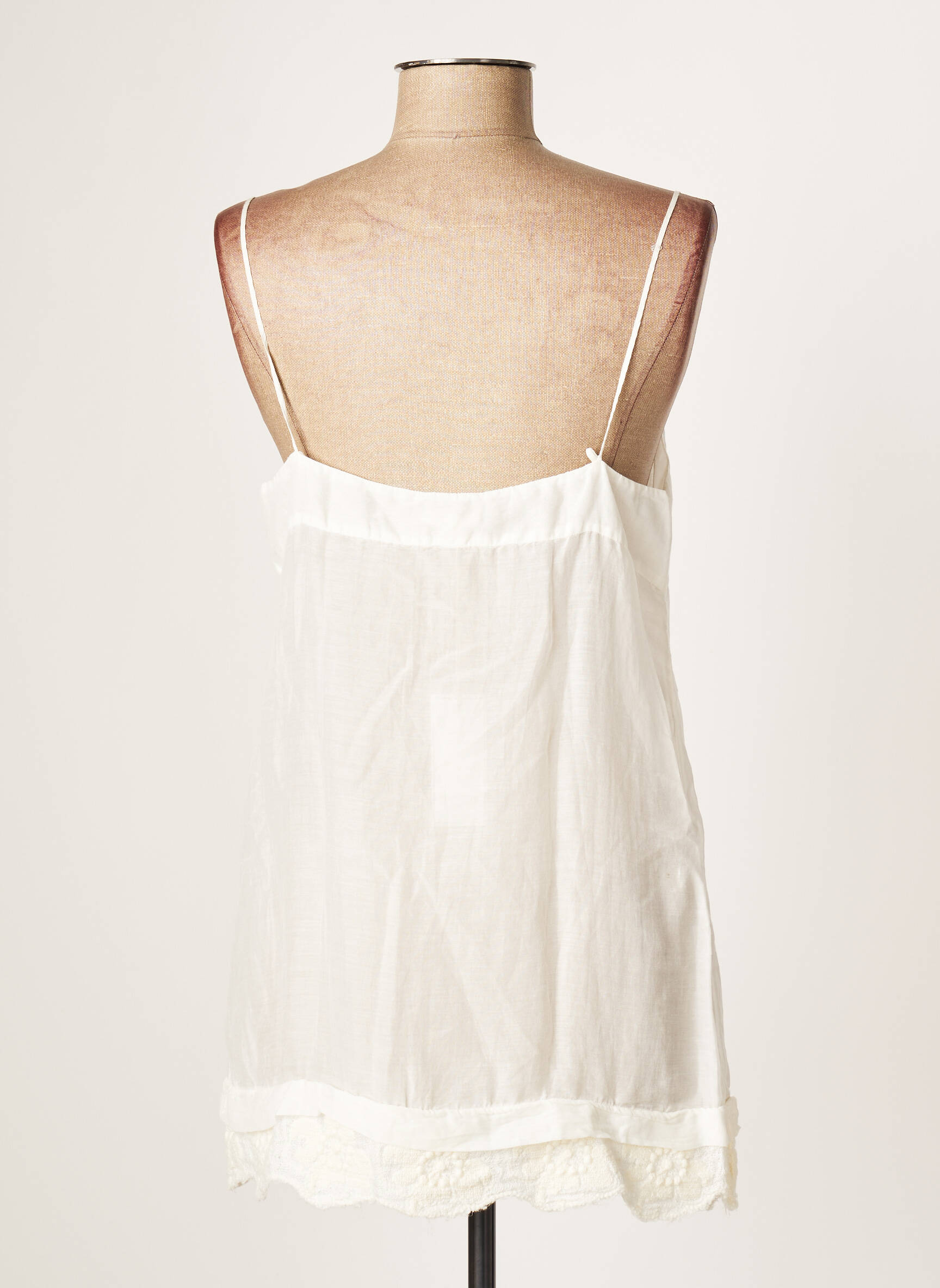 Pomandere Tuniquemanchelongue Femme couleur blanc