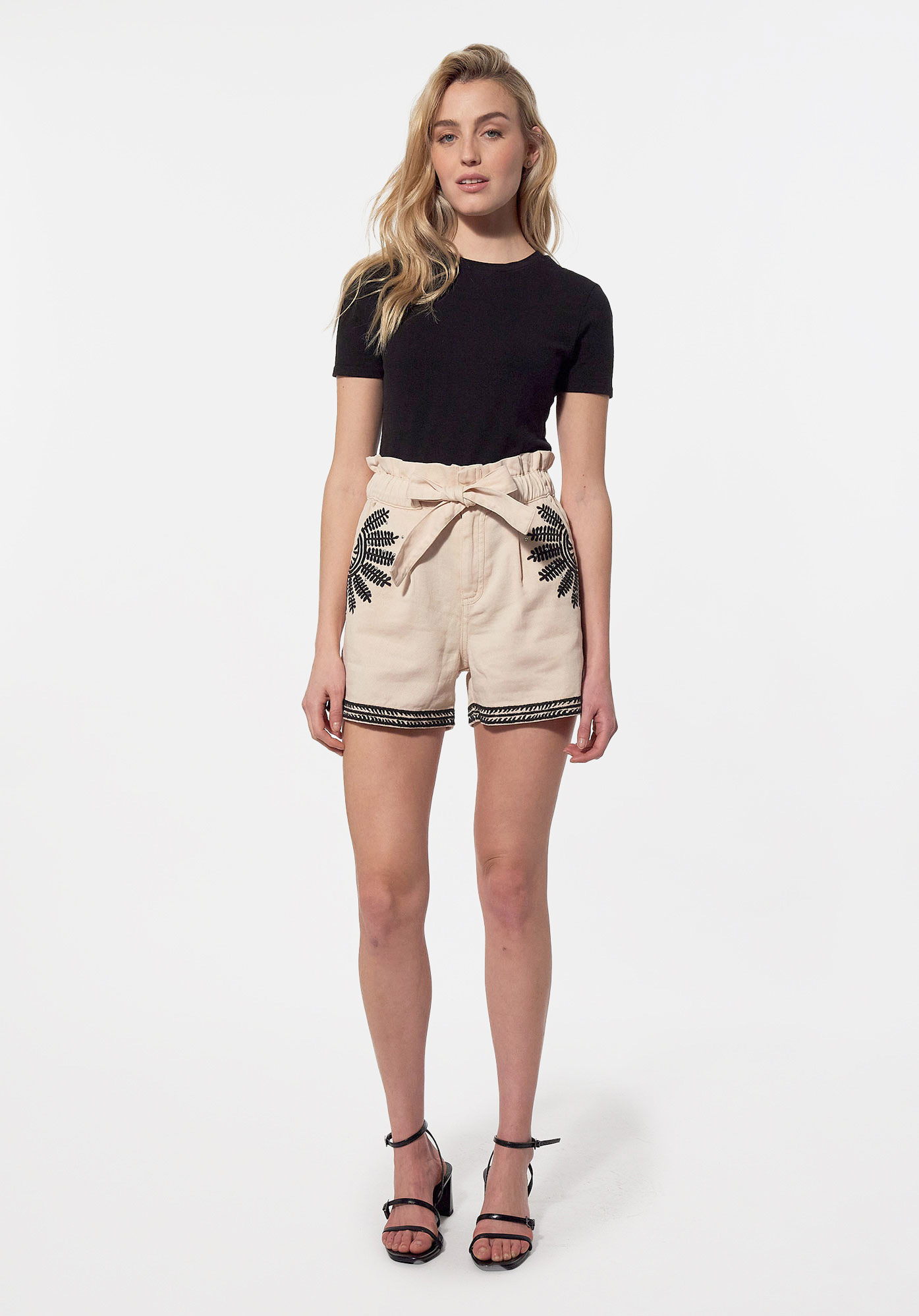 PESO   Short rose Femme en 100% coton