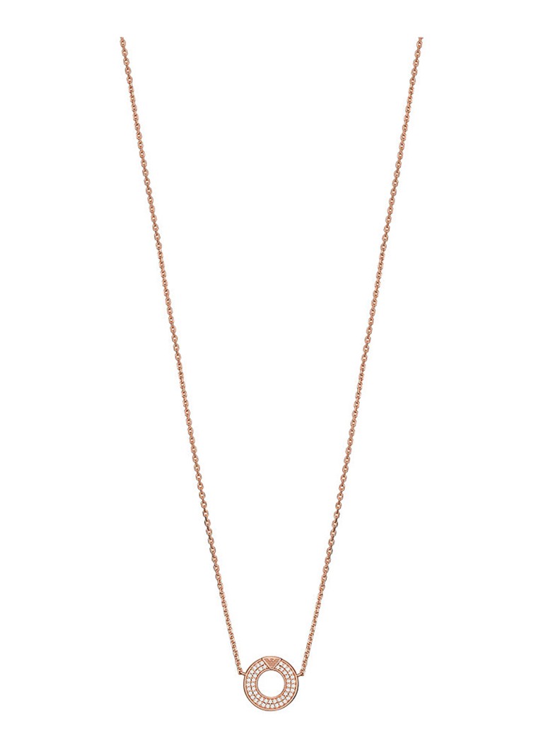 Emporio Armani Sterling silver necklace with cubic zirconia EG3588221