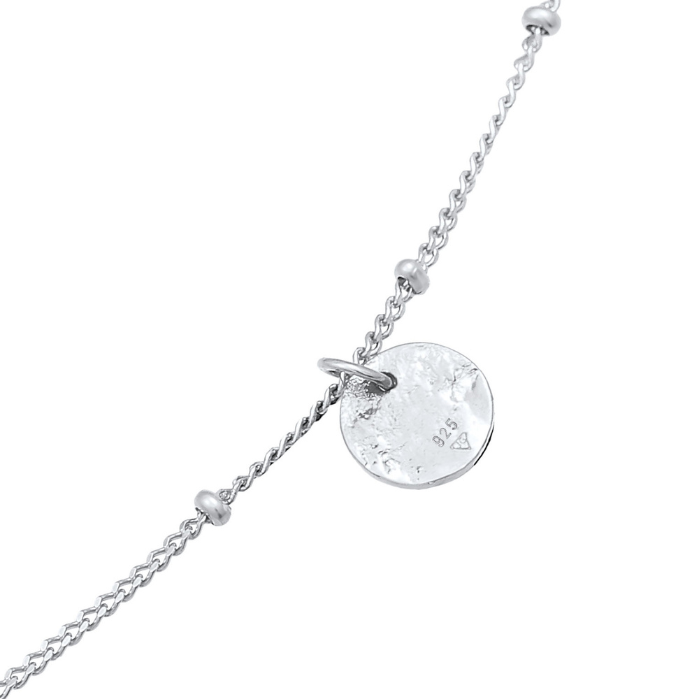 Elli Elli Collier Choker Femmes Ball Chain Platelets Filigree Trend en argent sterling collier
