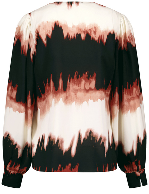 Fließende Bluse mit Print