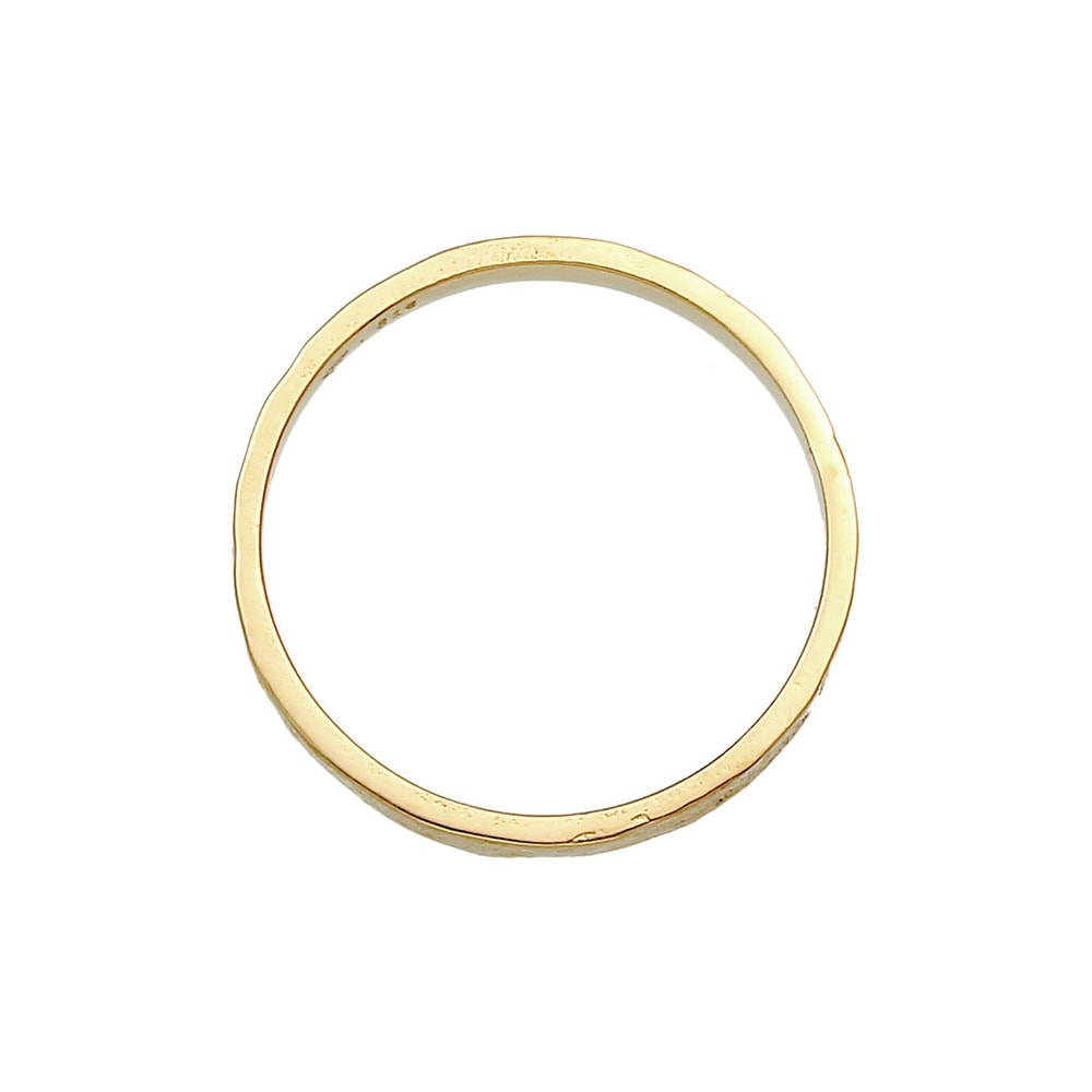 Elli Elli Bague Femmes Bande Partenaire Basique Organic Look en Argent Sterling 925 Bague