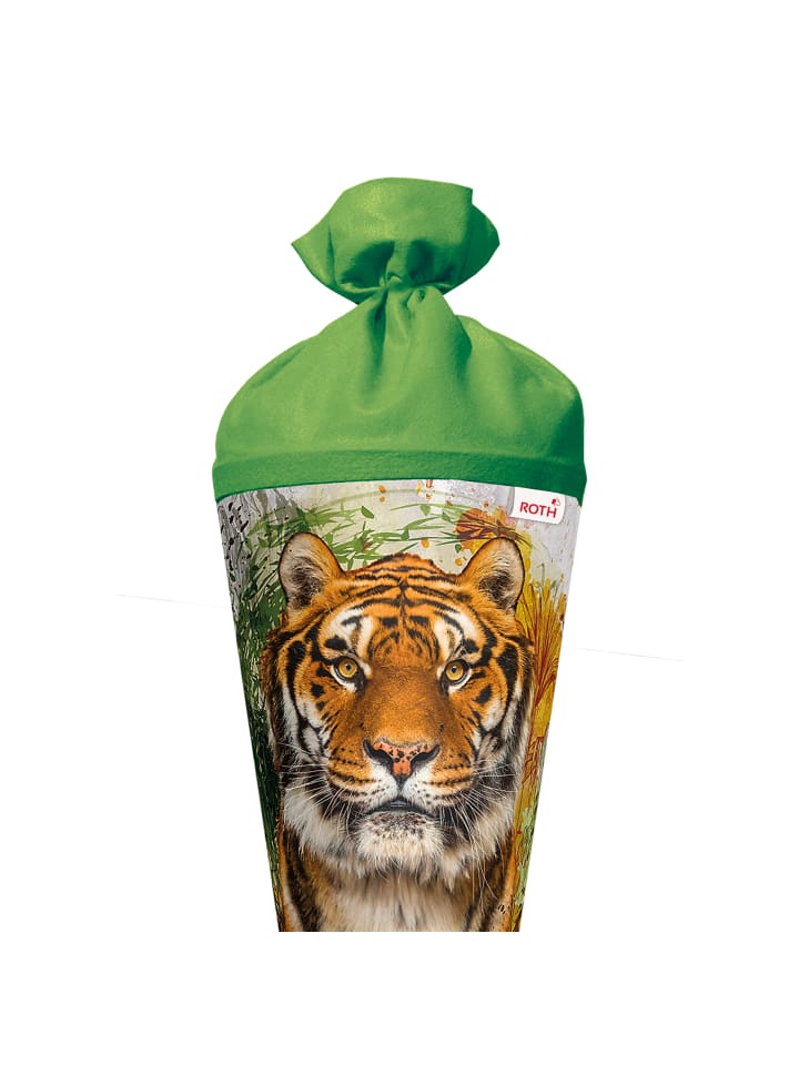 ROTH Schultüte groß Tiger 70 cm in Orange günstig kaufen onesize