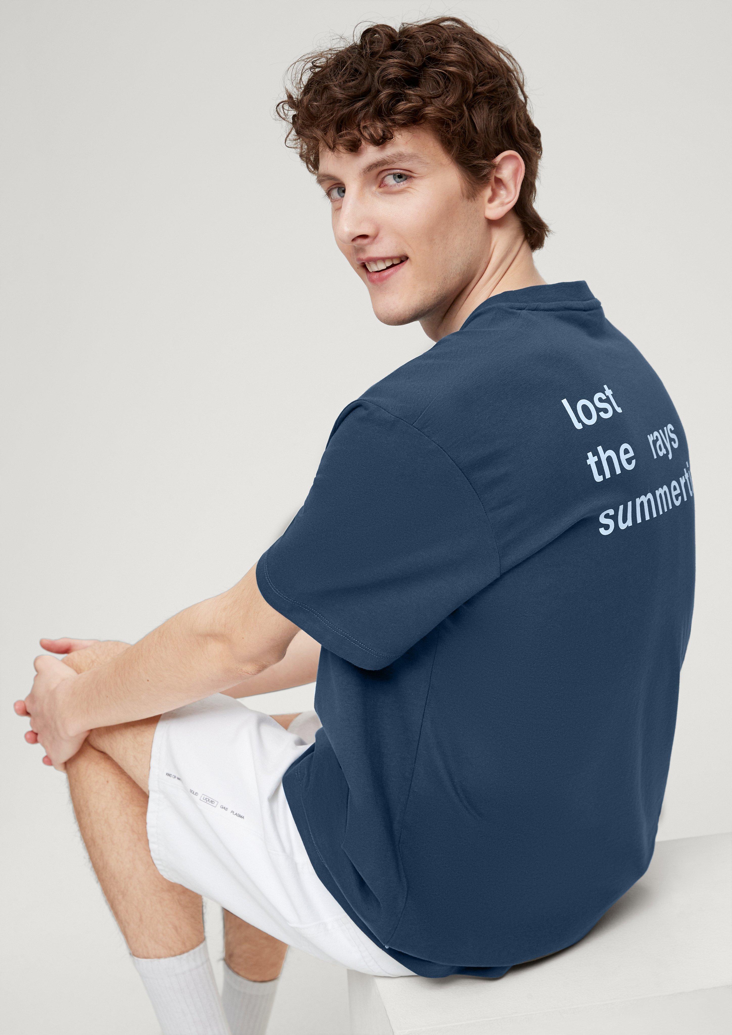 Baumwollshirt mit Rückenprint  2131521-58D2