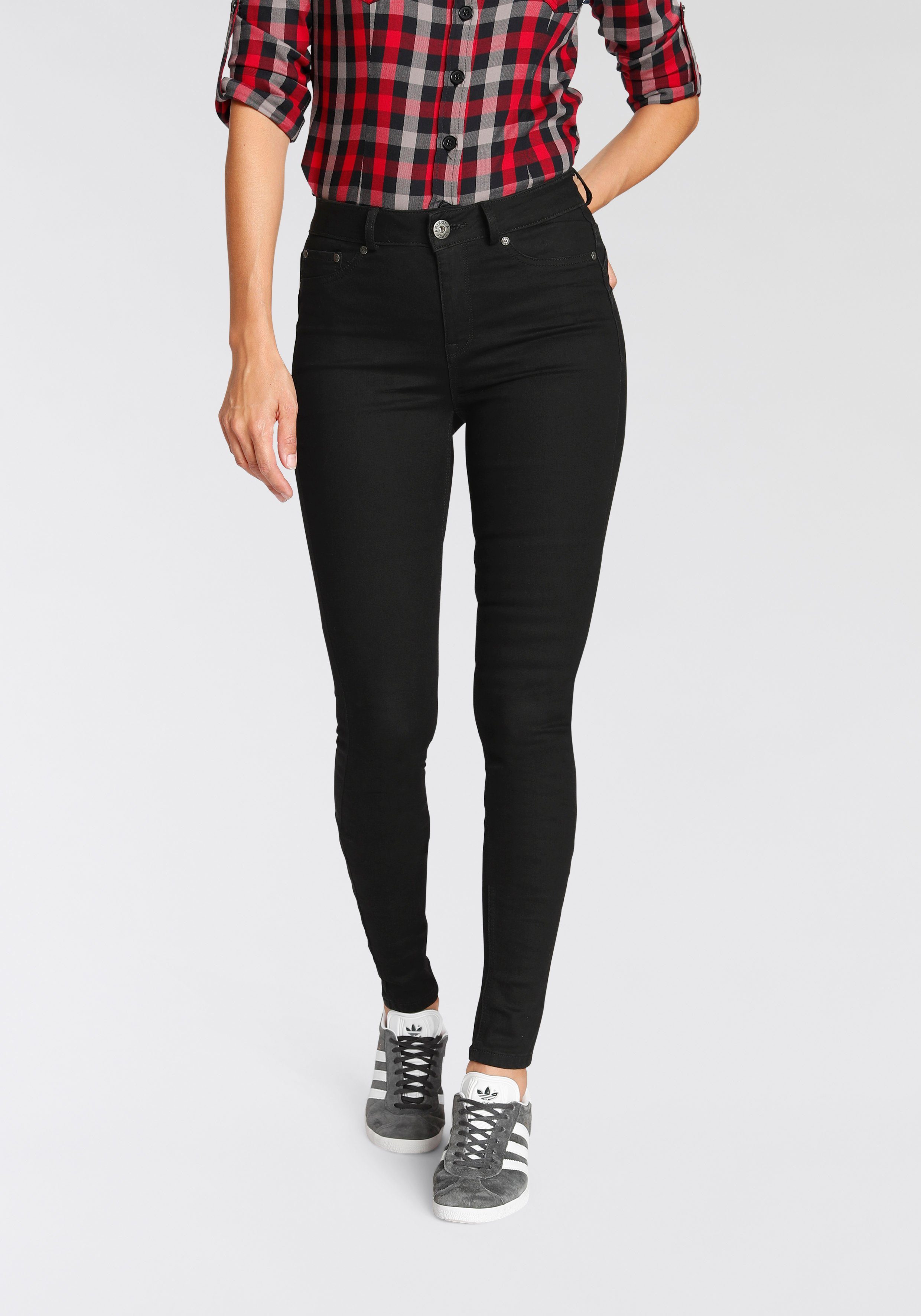 Arizona Skinny-fit-Jeans Ultra Stretch High Waist mit Shapingnähten