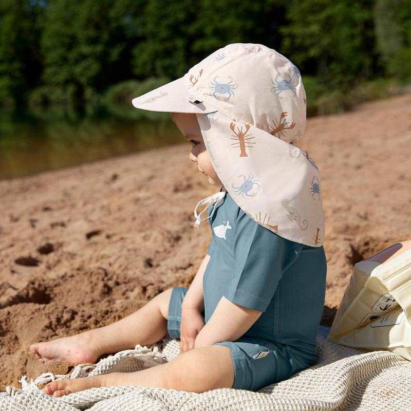 Casquette protège nuque 6-18 mois Animaux de la mer Lässig