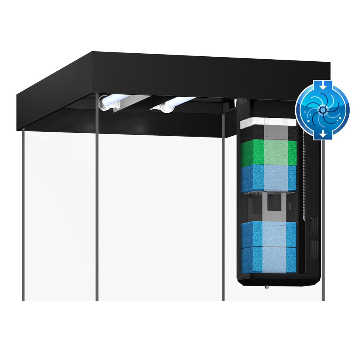 Juwel Lido 120 LED Komplett Aquarium ohne Schrank