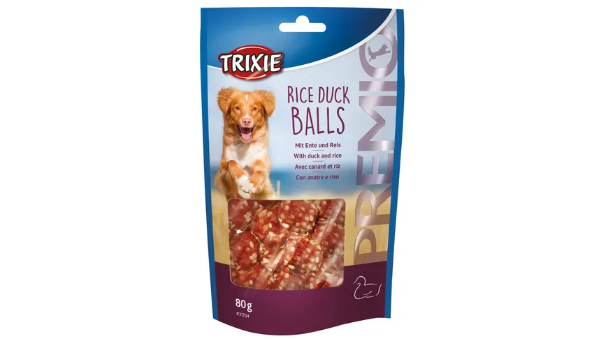 Trixie Premio Rice Duck Balls 80 g Hunde Snack 80 g
