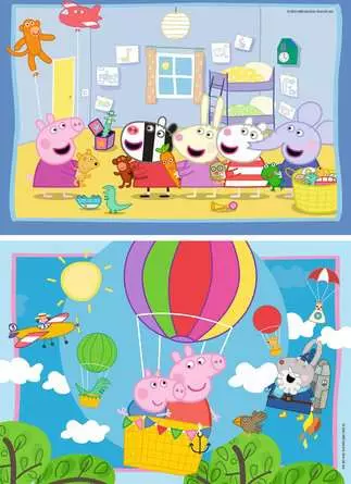 Kinderpuzzle ab 3 Jahren - Peppas Abenteuer - 12 Teile