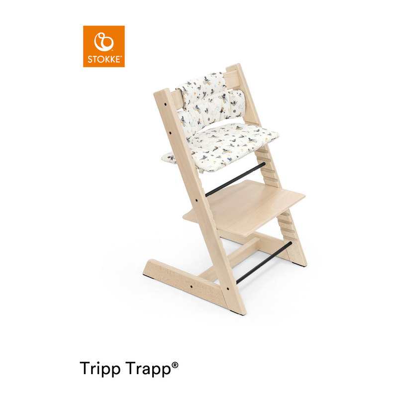 Coussin classic Posh pigeon crème pour chaise haute Tripp Trapp Stokke