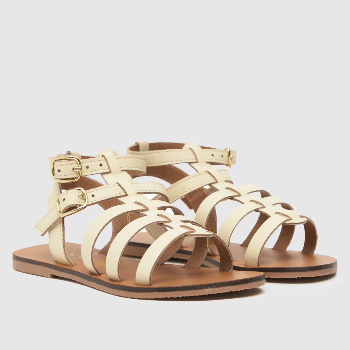 Schuh fehér, kusza gladiátor lányka kisgyermek szandál