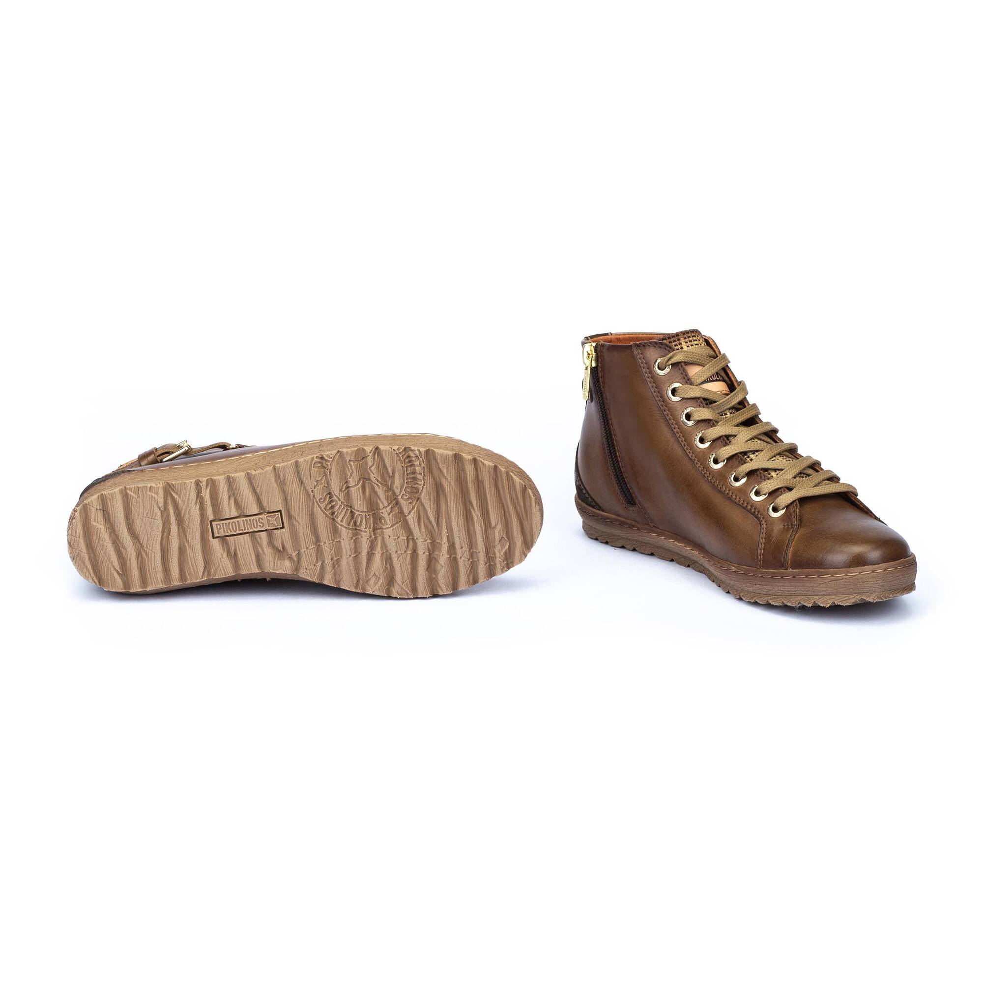Buty sportowe sznurowane - OLIVE