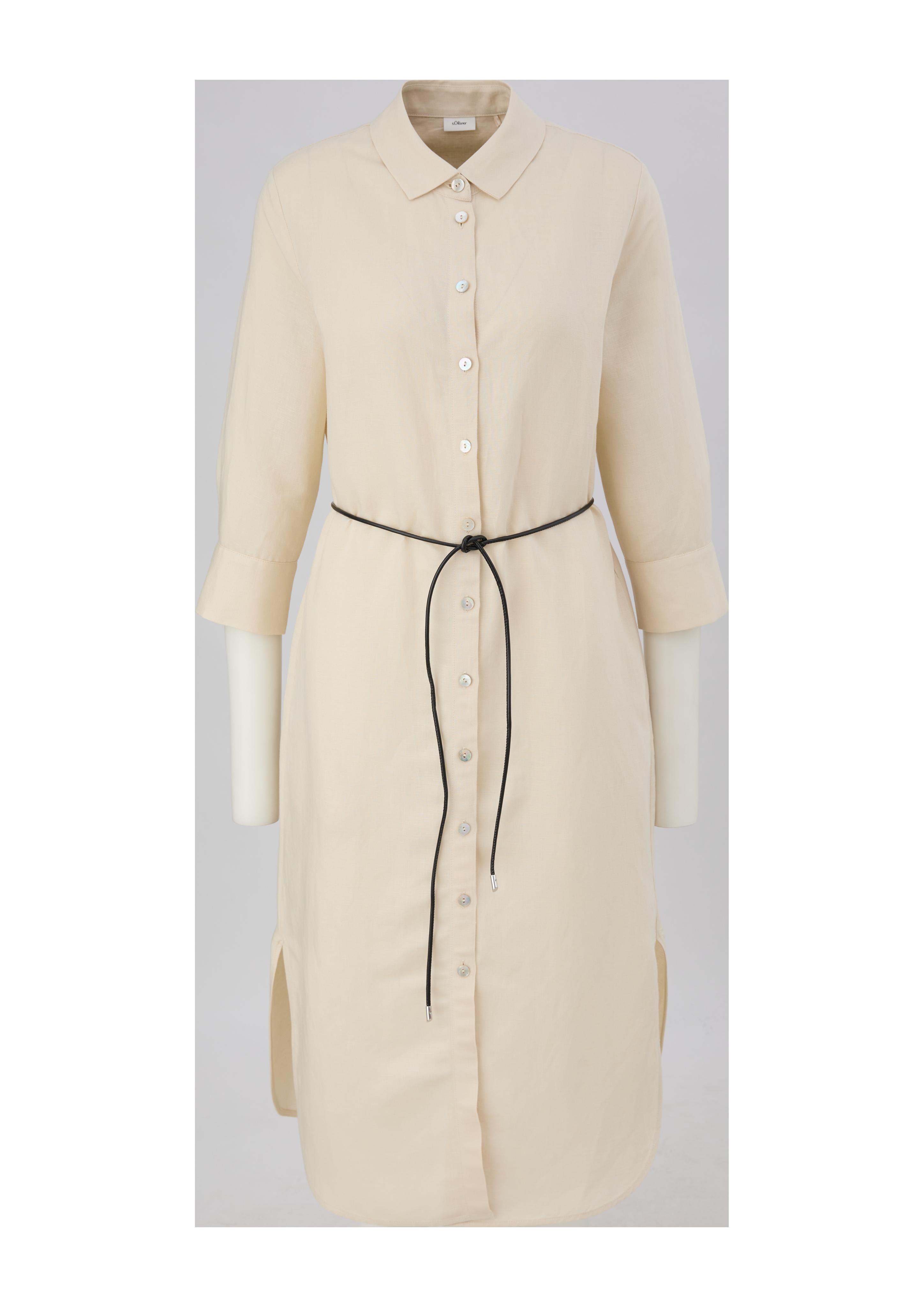 Kleid aus Leinenmix  2132298-1027