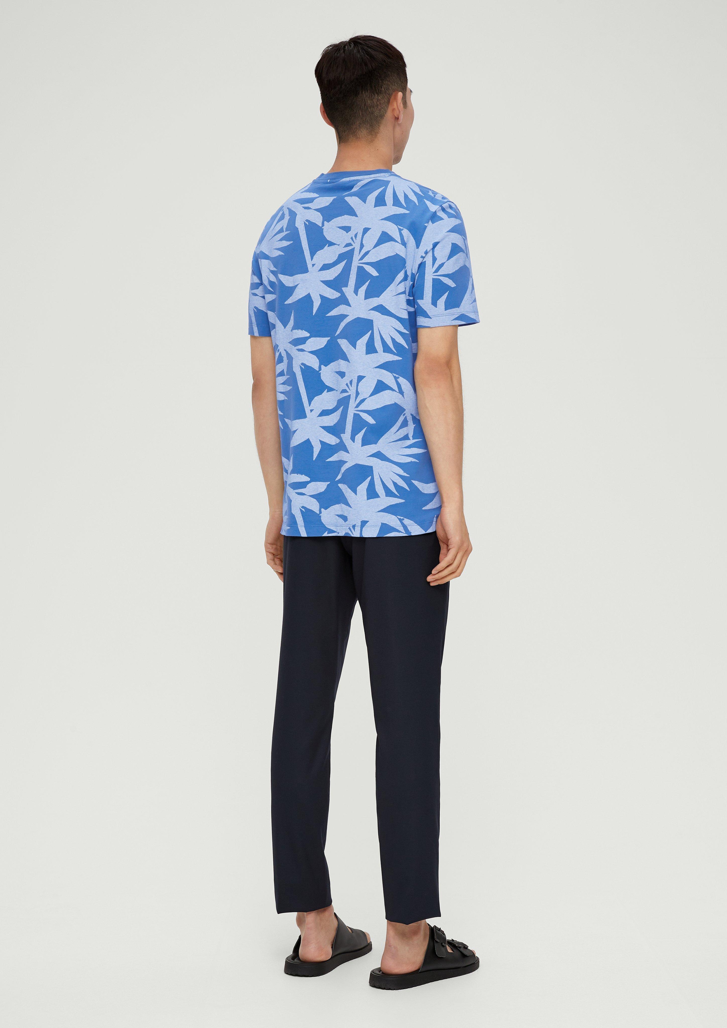 Baumwollshirt mit Allover-Print  2131386-54A2
