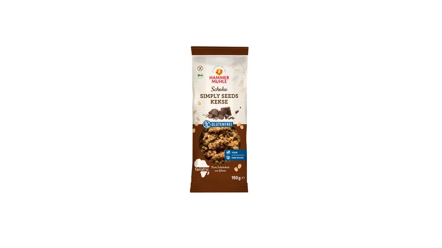 HAMMERMÜHLE Bio Schoko Simply Seeds Kekse 150 g