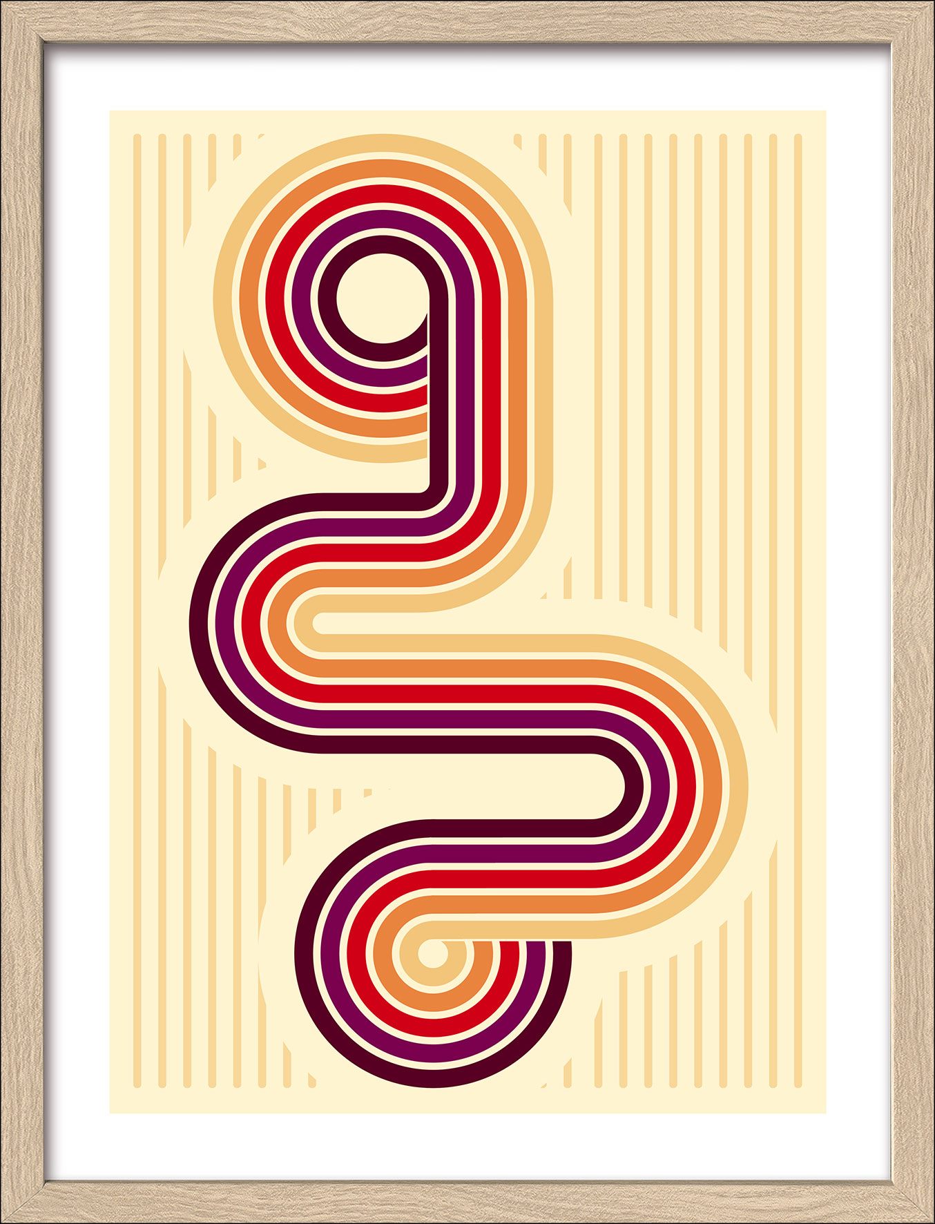 Pro ArtKunstdruck gerahmt 32,5x42,5cm