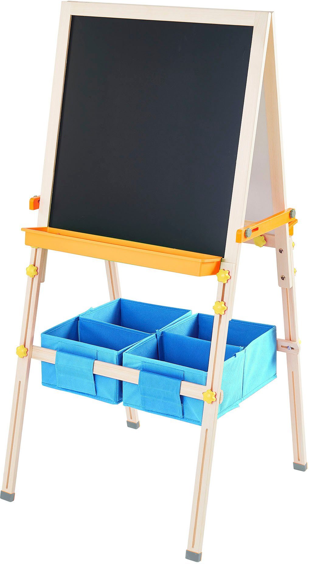 TEAMSON™ KIDS Standtafel Holzspielzeug, Little Artist, zweiseitig, mit weißer Magnetseite