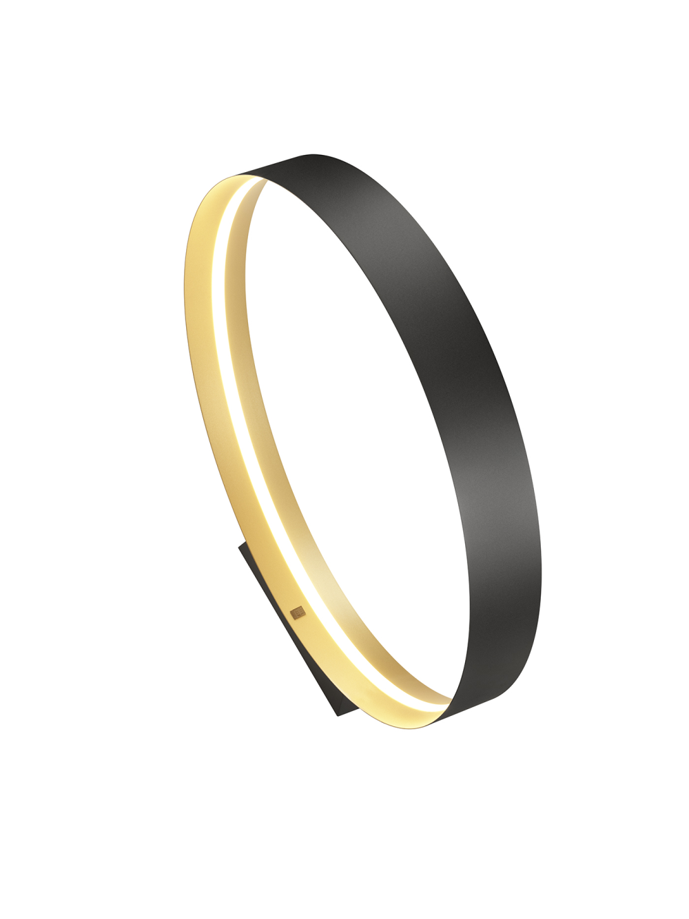 Stehleuchte Loop Schwarz-Gold