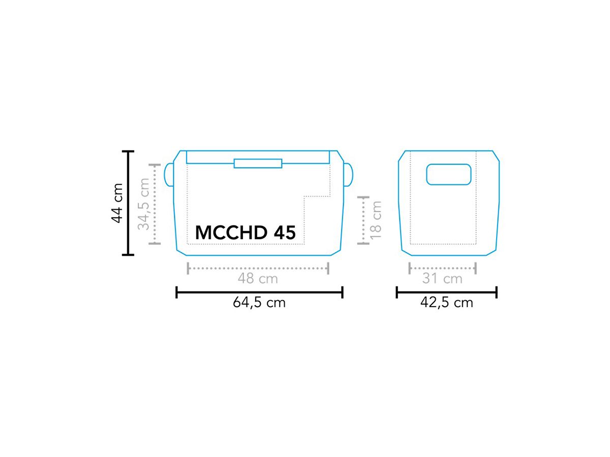 Mestic MCCHD-45 AC/DC Kompressor Kühlbox