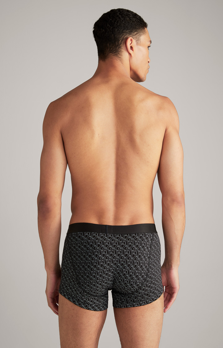 3er-Pack Fine Cotton Stretch Boxer in Schwarz/Dunkelblau/Grau