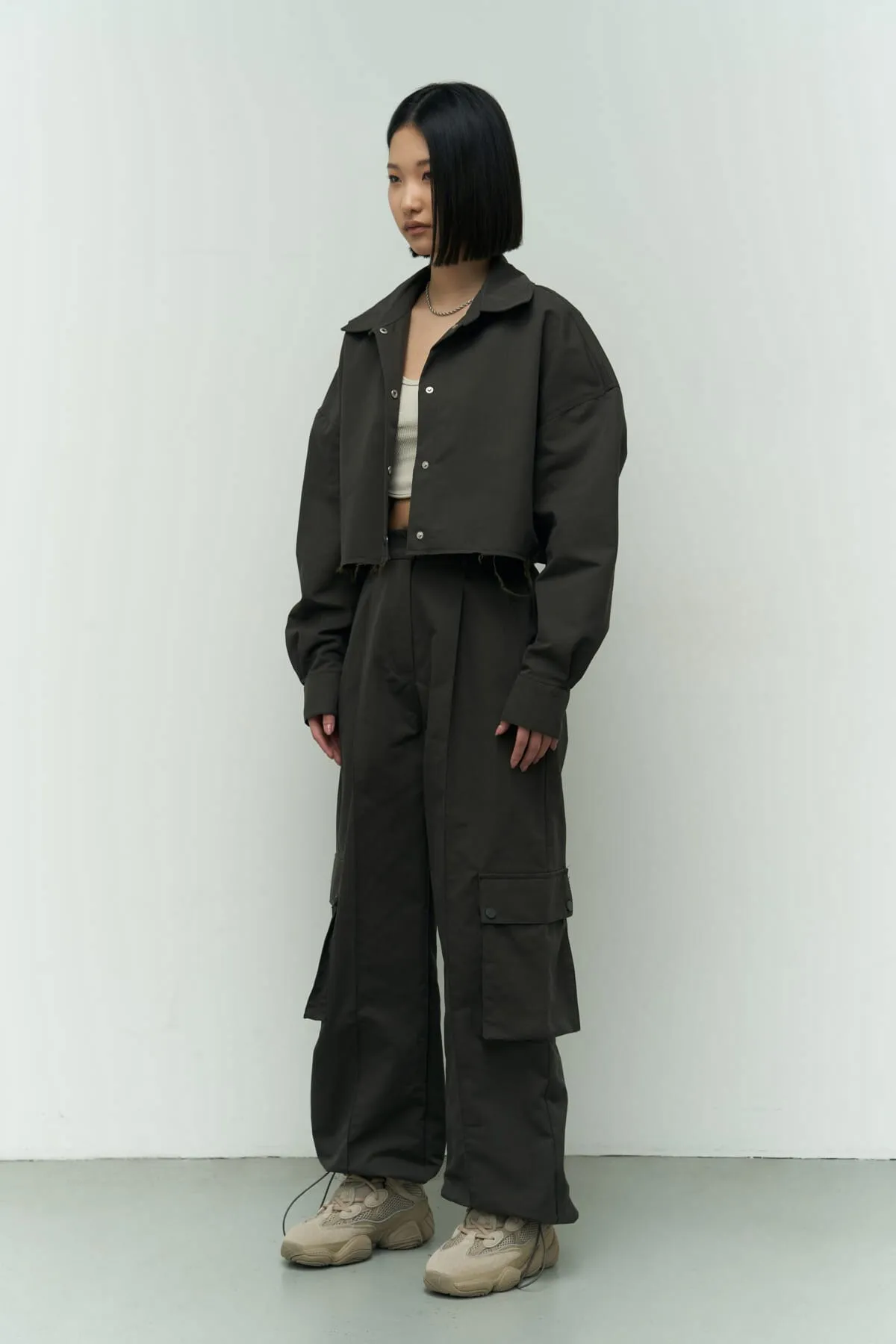 MAİ COLLECTİON  Zweiteiler - Grau - Oversized