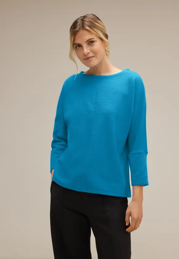Street One Strukturshirt mit 3/4-Arm