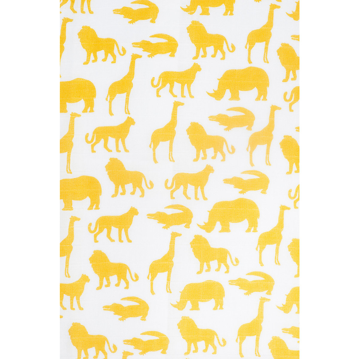 Mulltücher Safari 2er Set, hydrophil, senfgelb, 115 x 115 cm