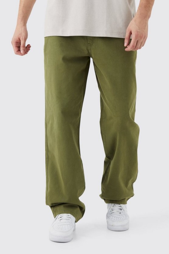 Tall lockere Chino-Hose