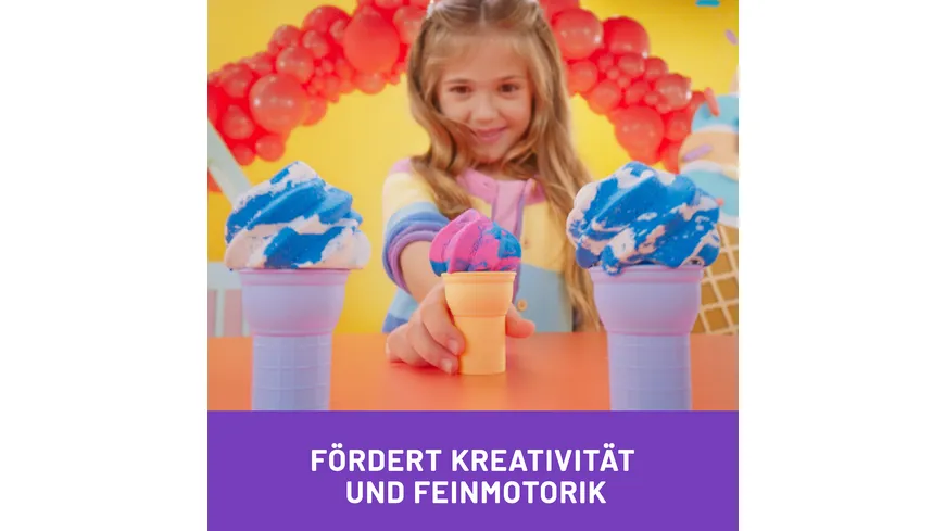 Kinetic Sand Softeis Station